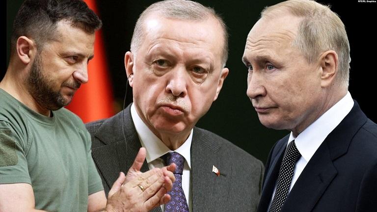 Erdogan diskuton me Zelenskyn dhe Putinin për zgjatjen e marrëveshjes së grurit