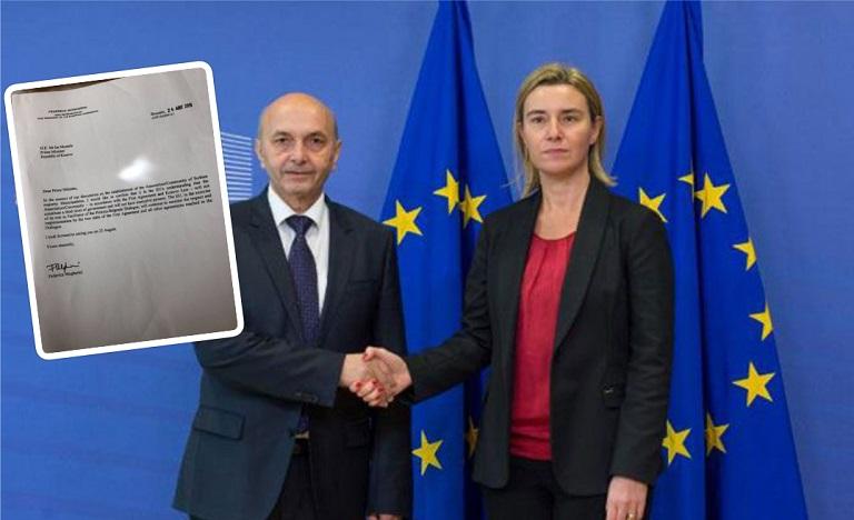 Mogherini siguronte Isa Mustafën në letrën e vitit 2015 se Asociacioni do të ishte pa kompetenca ekzekutive