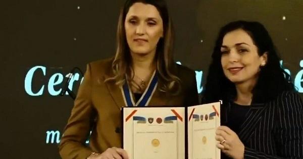 Besarta Jashari pas pranimit të Medaljes Presidenciale: Motiv që të rrëfej të vërtetën