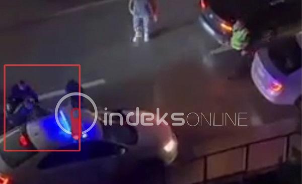 Momenti kur arrestohet një person për plagosjen në Prishtinë (Video)