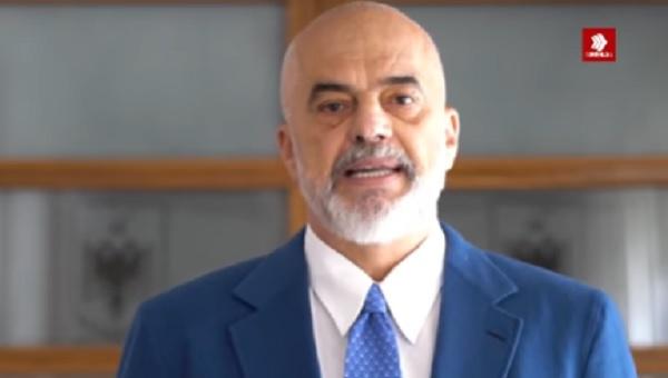 Edi Rama përmes një video mesazhi e mbështet Presidentin Erdogan në zgjedhjet presidenciale në Turki