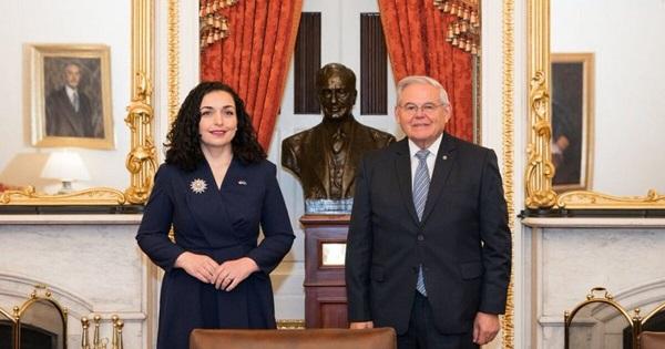 Osmani falënderon senatorit Menendez për qëndrimin rreth Kosovës