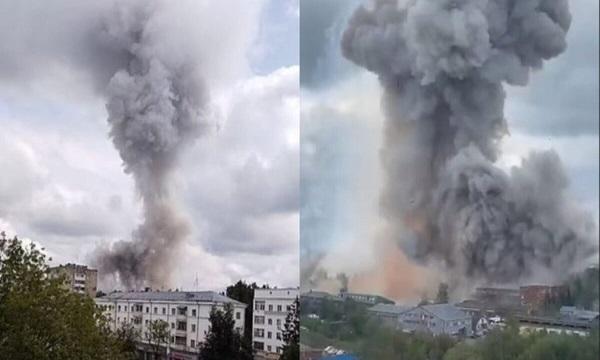 Kamerat kapin momentin kur ndodhë shpërthimi i fuqishëm në Moskë (Video)