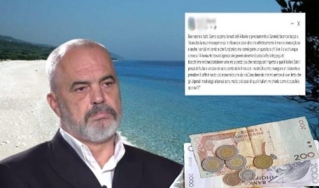 Turisti italian habitet me shqiptarët: “Si jetoni me këto çmime kaq të larta?”