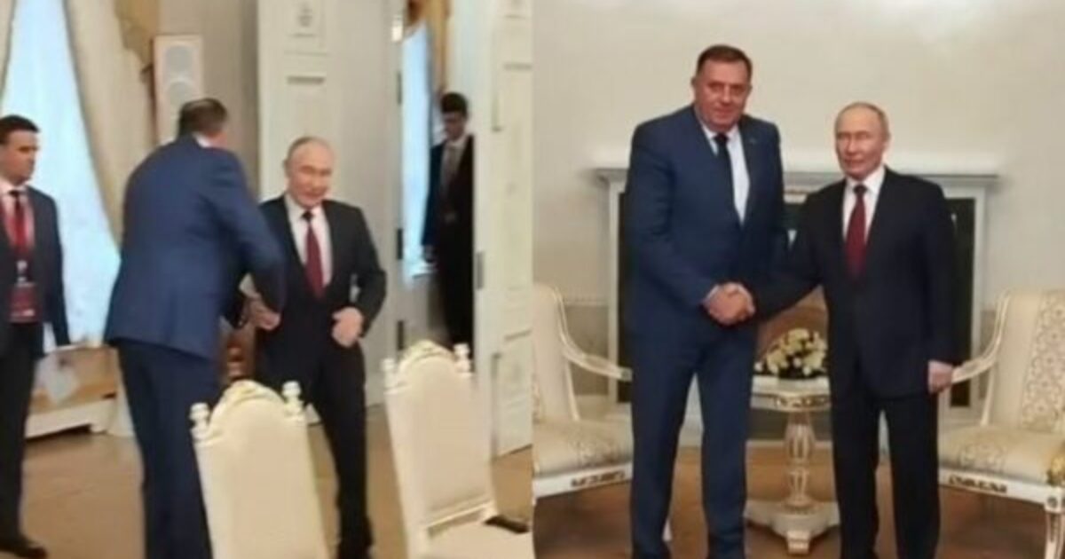 Dodik falënderoi Putinin që votoi kundër Rezolutës për gjenocidin në Srebrenicë, takim me puthje e perqafime!