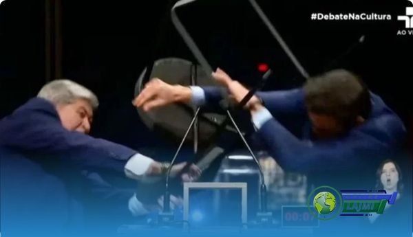 Debati televiziv përfundon me sherr, kandidati për kryebashkiak godet me karrige kokës rivalin (Video)